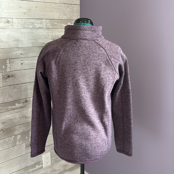 SUNICE Purple Quarter Zip Up Sweater - Picture 4 of 7